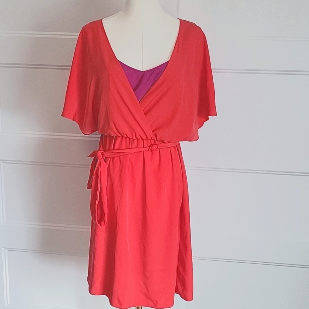 MSK Vibrant Red Dress - Picture 4 of 6